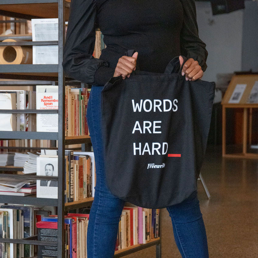 Words Are Hard Tote Bag