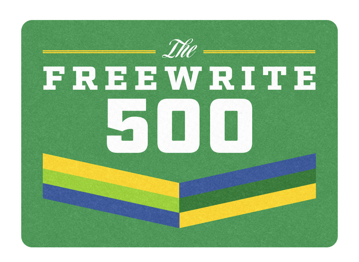 The Second Annual Freewrite 500