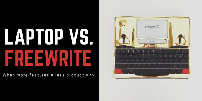 Laptop vs. Freewrite: An Infographic