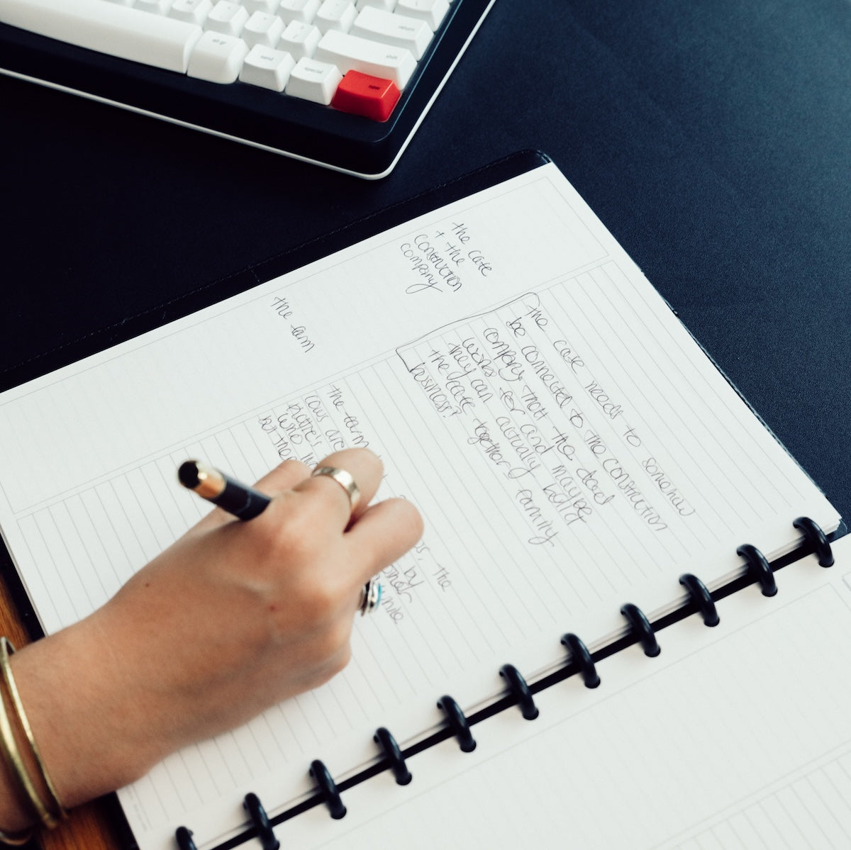 Freewrite Circa Leather Discbound Notebook