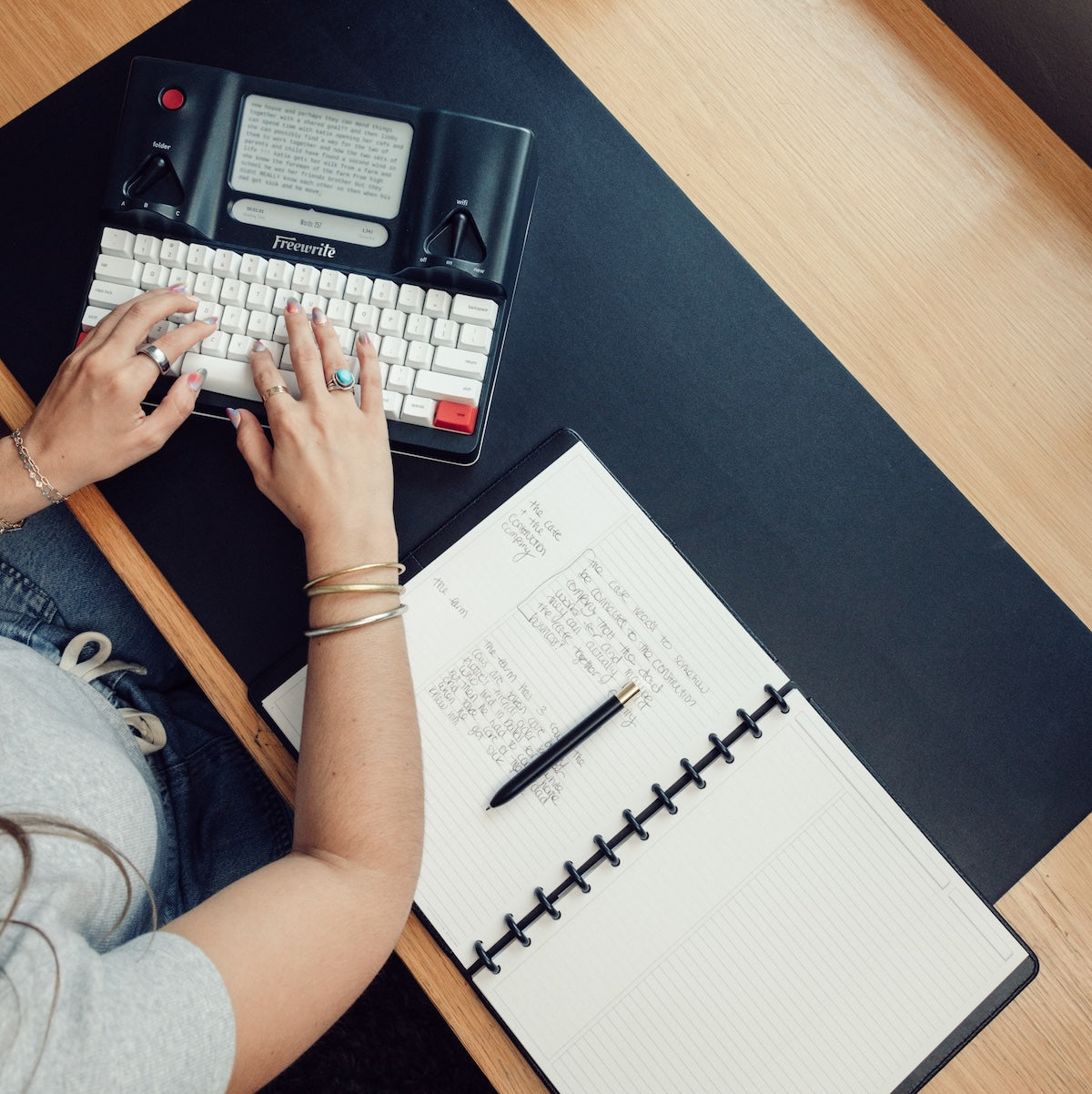 Freewrite Circa Leather Discbound Notebook