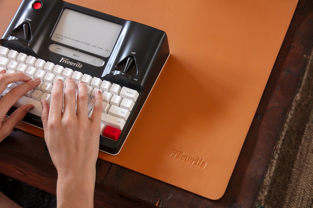 Freewrite Embossed Brown Deskmat