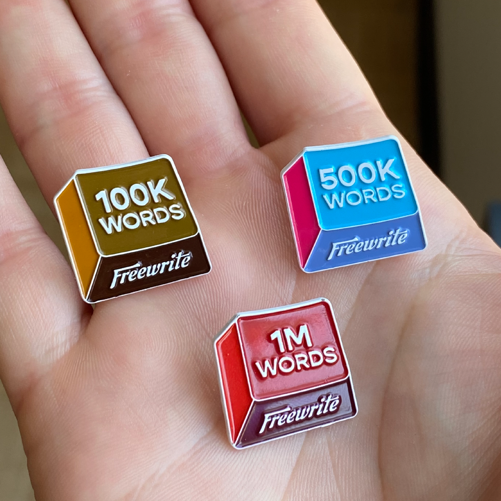 1M Words Freewrite Pin