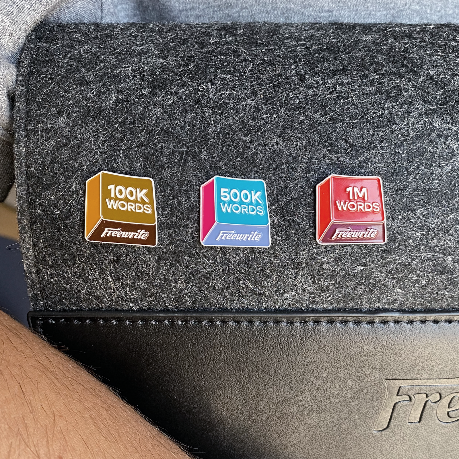 1M Words Freewrite Pin